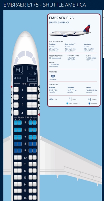 Embraer Erj Seat Map Delta Awesome Home