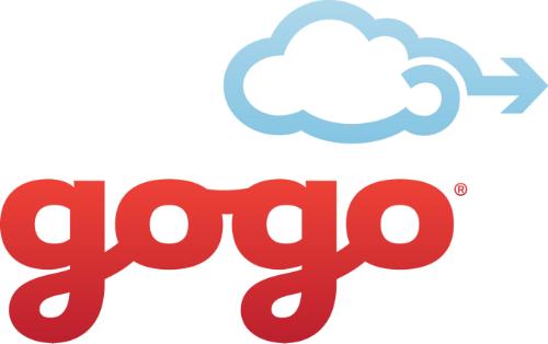 a red and blue logo with a cloud