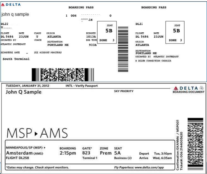 Everyone sure is talking about the "New & Improved" Delta boarding pass