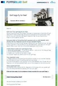 a close-up of a golf bag