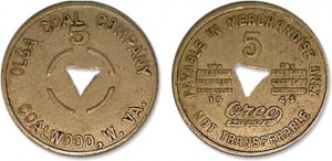 a close-up of a coin