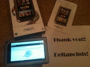 a tablet and a box on the floor