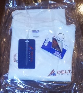 a white t-shirt in a plastic bag