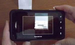 a person holding a cell phone