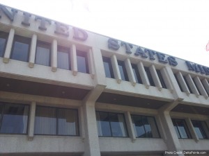 a building with many windows