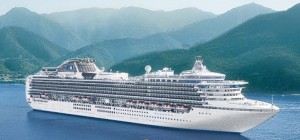 a cruise ship in the water