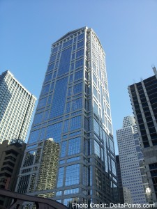 a tall building with many windows