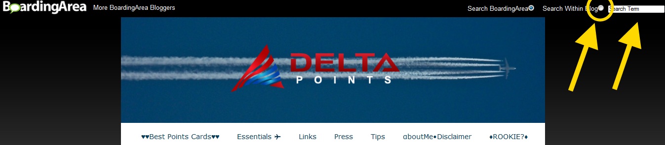 Delta Points 101 – some very basic info