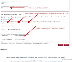 a screenshot of a flight registration form