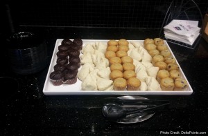 a tray of food on a counter