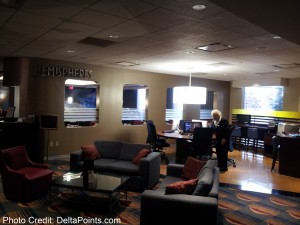 a room with a few people