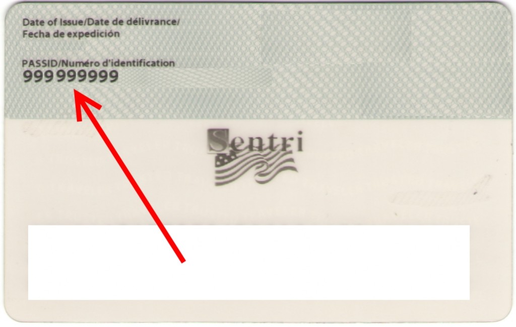 back of global entry card your know or trusted traveler number location