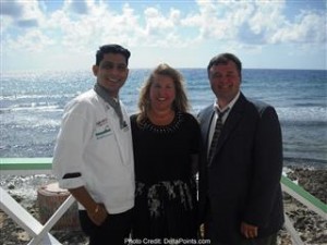 a group of people posing for a photo