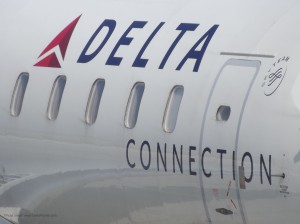 close-up of a plane with a name on it