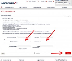 a screenshot of a flight registration form