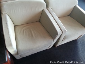 a close-up of a white couch