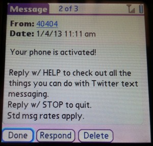 a screen shot of a message