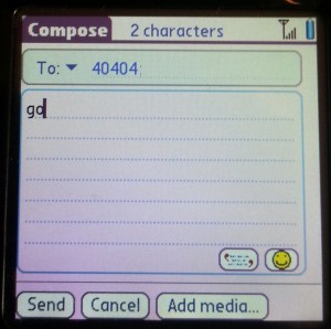 a screen shot of a message