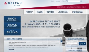 a website with a blue and white background