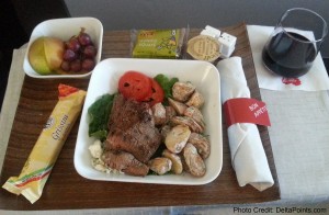 lunch 1s class delta ATL-SLC delta points blog 1