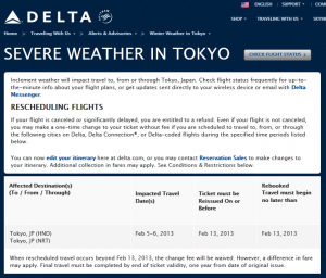 a screenshot of a flight information