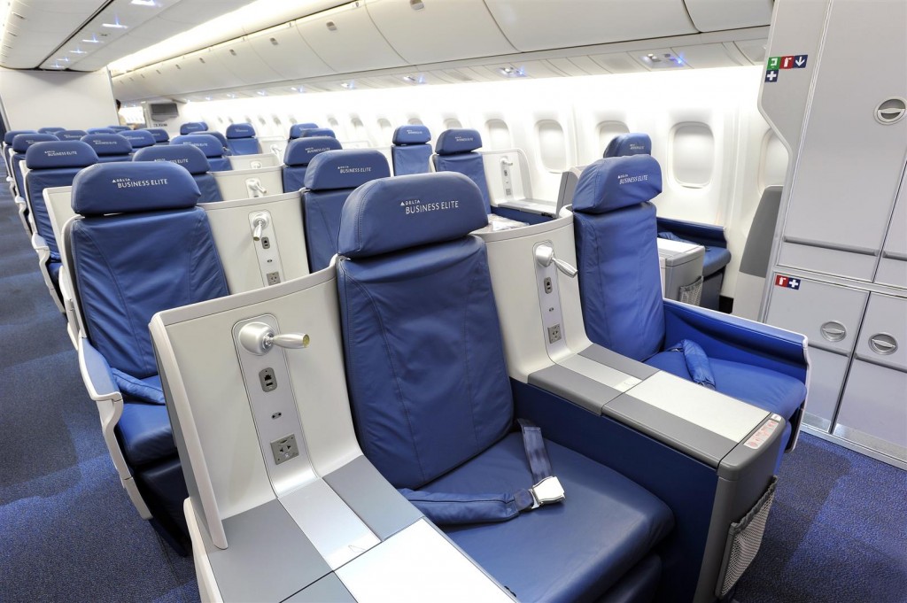 a row of seats in an airplane