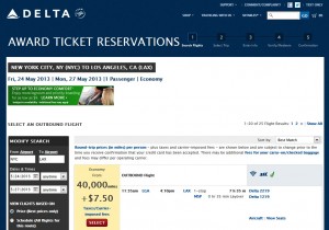 a screenshot of a flight reservation