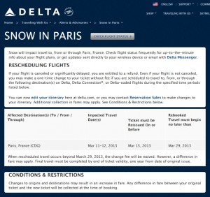 a screenshot of a flight information
