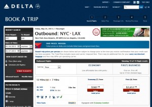 a screenshot of a flight information