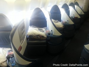 a row of seats on an airplane