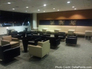 a room with chairs and tables