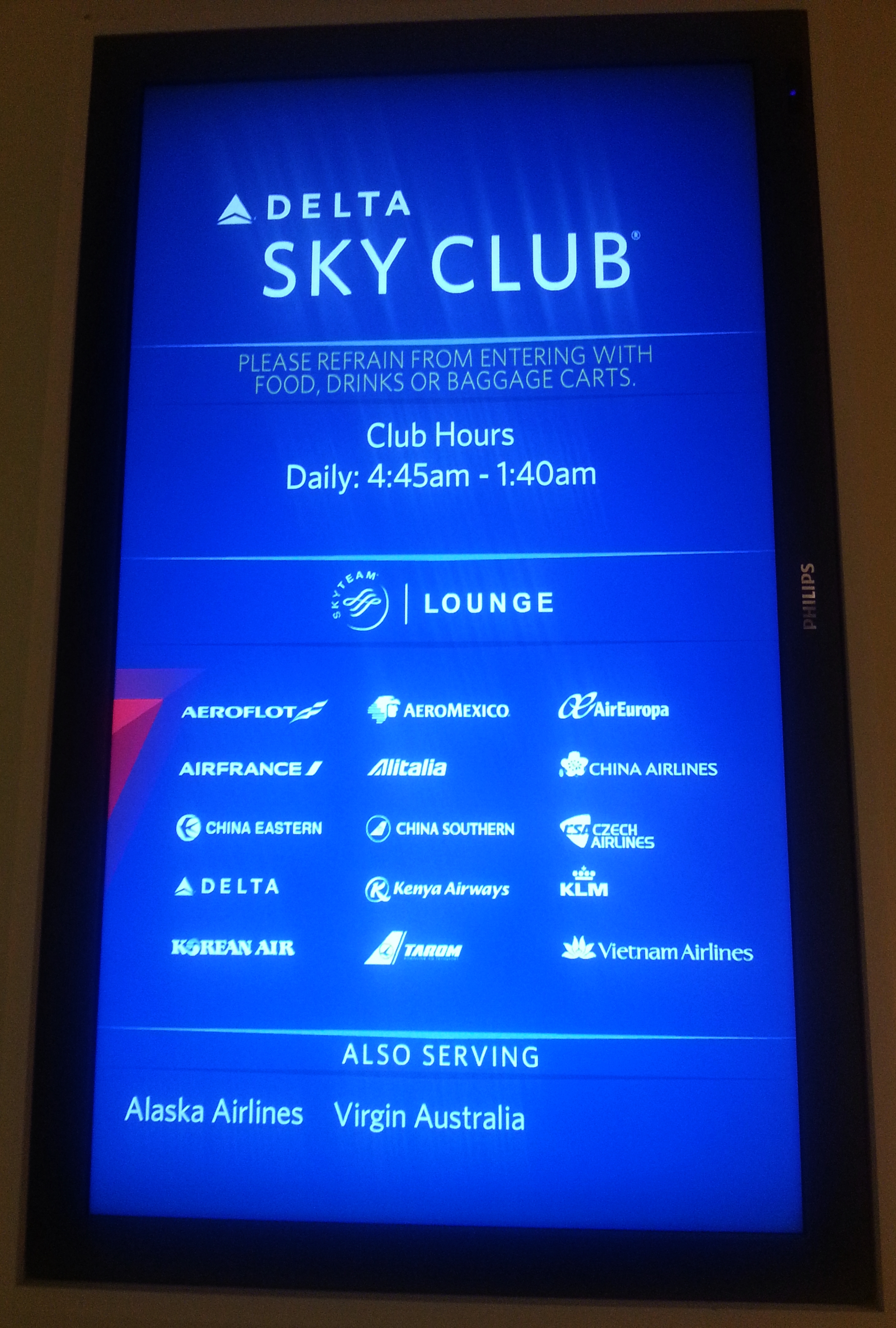 Review of the updated LAX Skyclub