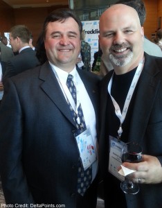 a couple of men posing for a photo