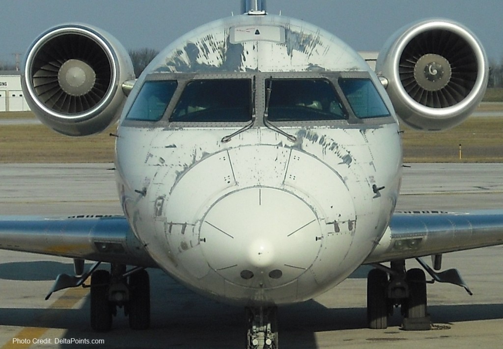 the front of a plane