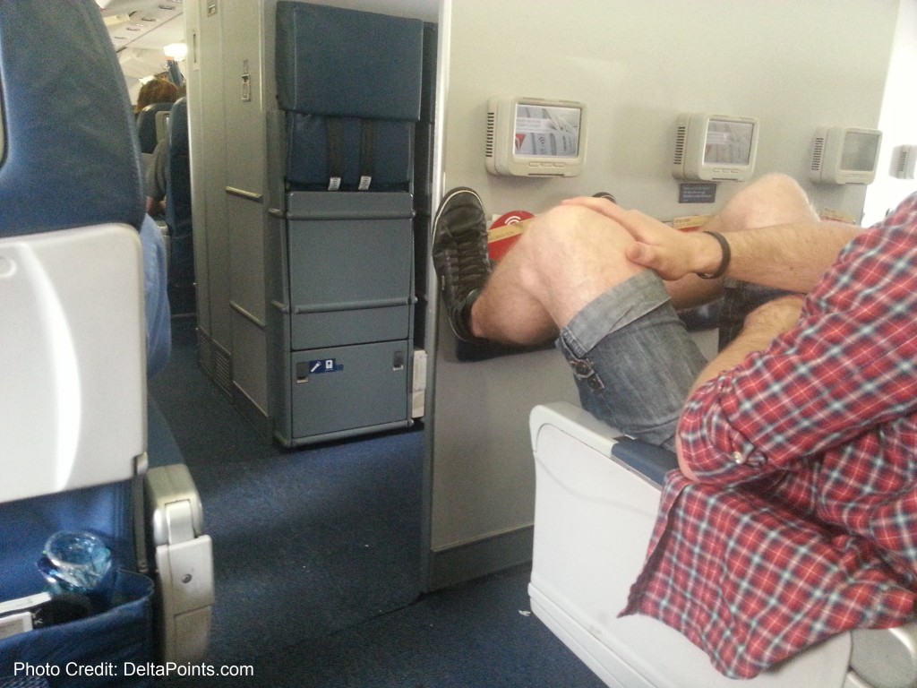 a man sitting on a plane