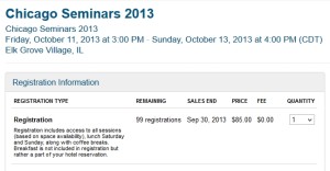 chicago seminars 2013