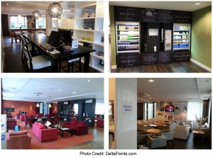 several images of a hotel