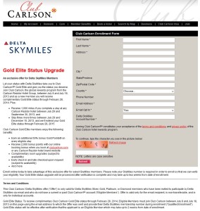 club carlson gold page 1