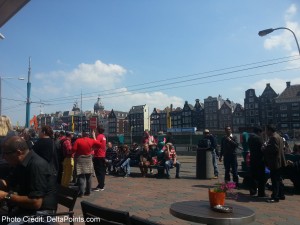 eating lunch down from central train station delta points blog