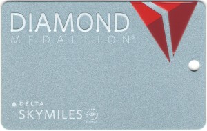 metal delta diamond medallion tag - Delta Points blog