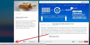 nice shoutout from the Delta offical blog to Delta Points blog