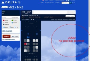 no more tiny scroll bar on delta-com web site delta points blog