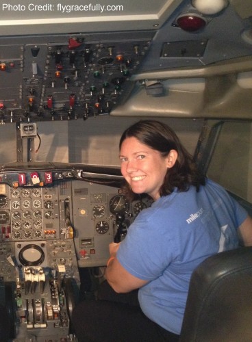 Grace from flygracefully blog boarding area