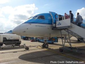 klm regioanal jet amsterdam to gothenburg delta points blog 1