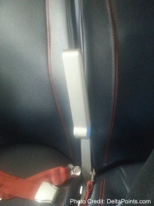 new slimline fixed seats klm regional jet business class Franfurt to Amsterdam delta points blog 4