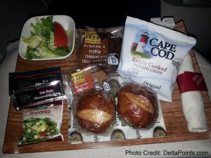 sliders dinner atl-lax delta points blog