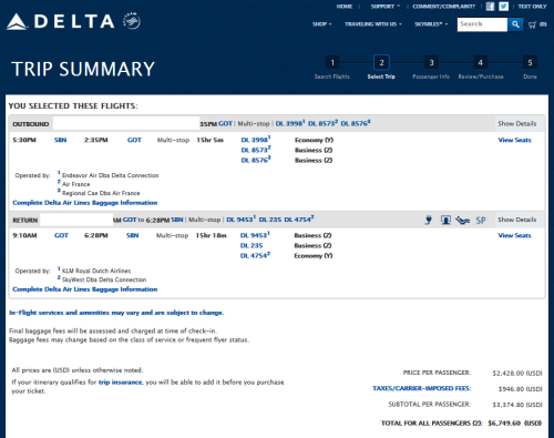 cost business class to sweden delta points blog