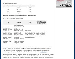facts page one Skybucks delta points blog 2