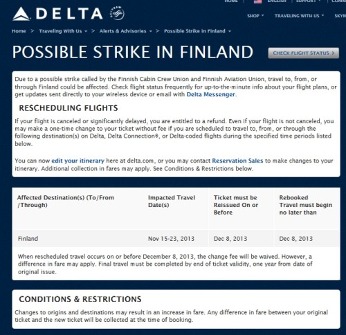 delta strike in finland delta points blog