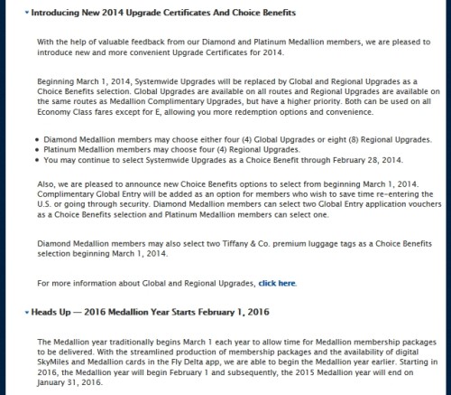 delta 2014 and 2016 skymiles program changes